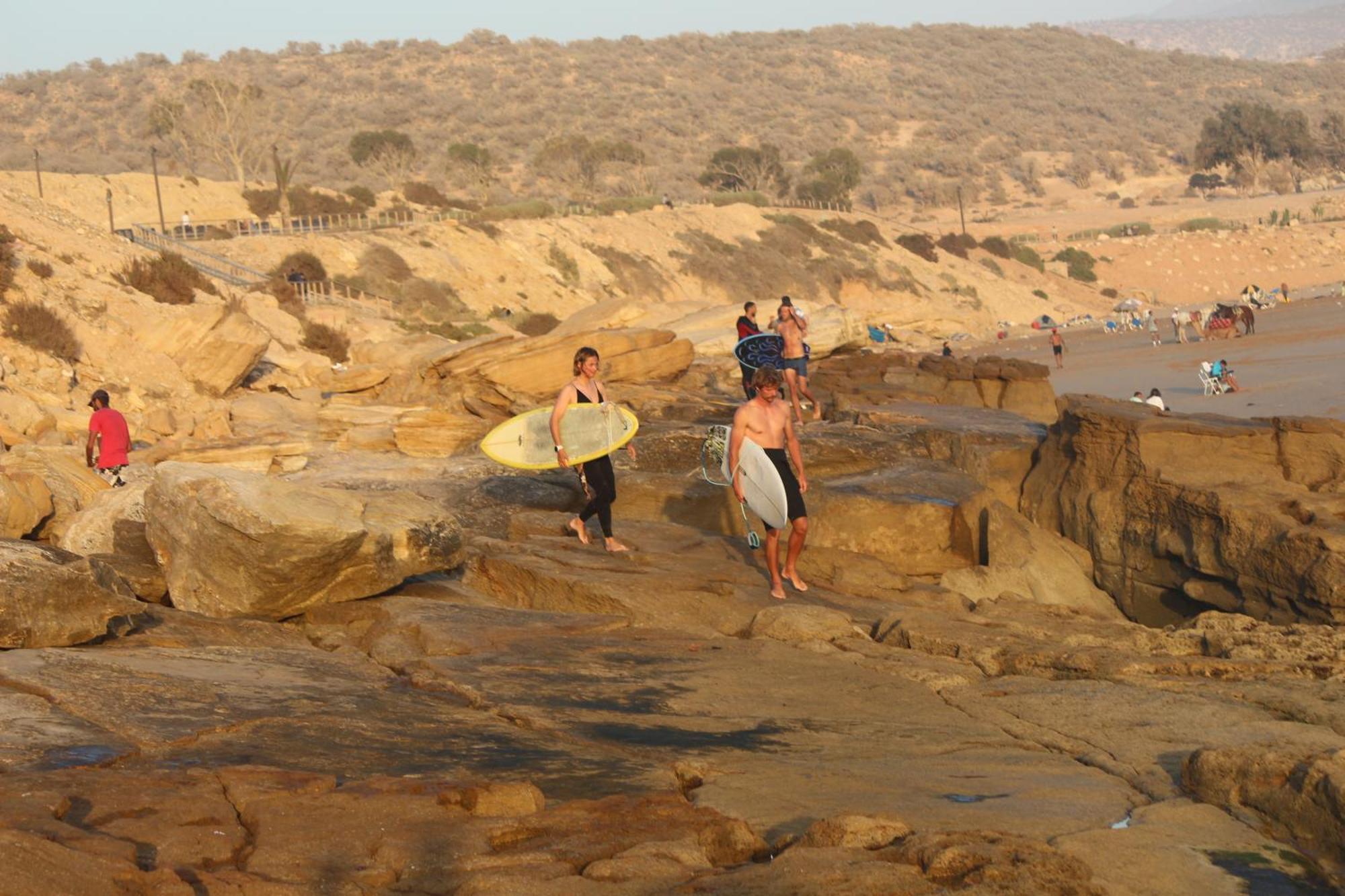 Sable Beach Surf Camp Taghazout Buitenkant foto