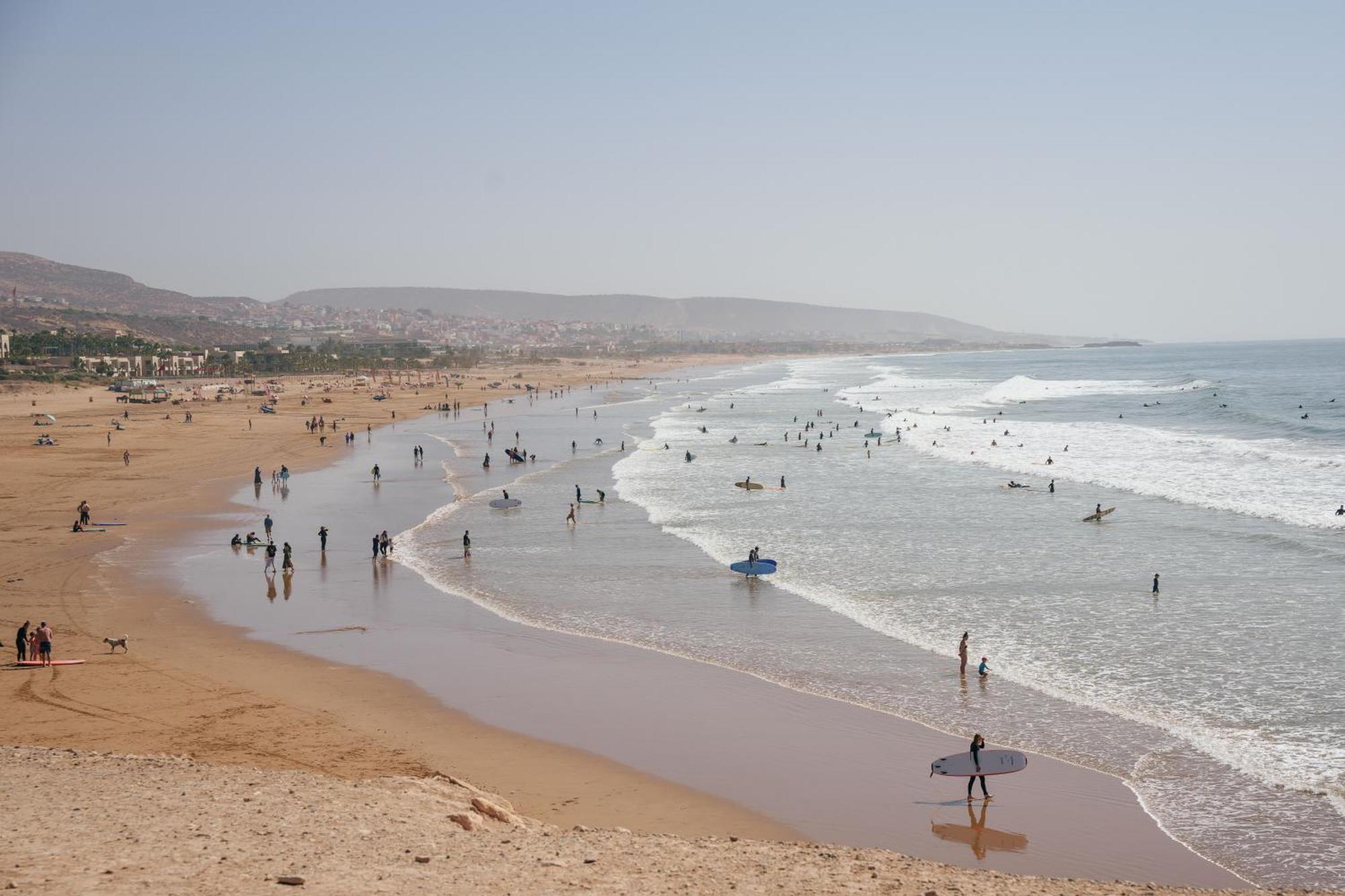 Sable Beach Surf Camp Taghazout Buitenkant foto